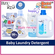 ✥BZU BZU Baby Laundry Detergent  Softener 2in1  Hoppi Laundry Detergent Refill  Bottle Sabun Pencuci