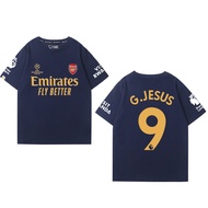 Arsenal jersey, second away training uniform, players' matches, men's and women's pure cotton short 