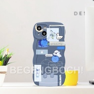 Case Hp Gelombang For Realme Note 50 New C53 C51 C55 C35 Softcase Cute Purple All Type Samsung Iphon
