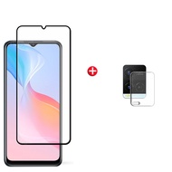 2-in-1 For Vivo Y21 Glass For Vivo Y21 Y21s Y21T Y21A Y33s Y33T Tempered Glass Film Full Glue 9H Scr