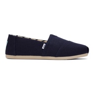 TOMS รองเท้าลำลองผู้ชาย สลิปออน รุ่น Alpargata Navy Heritage Canvas (CF) รองเท้าลิขสิทธิ์แท้