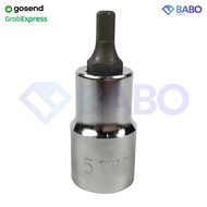 MATA Hex BIT SOCKET KEY L KEY 1/2" HEX BIT SOCKET 5X55 mm