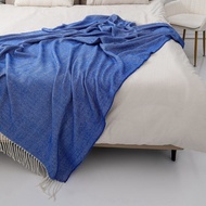 Ethnic Knitted Striped Blankets Boho Style Blanket With Tassel For Bed Sofa Decorative Blanket Throw