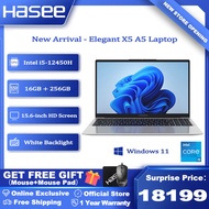 มี A5แล็ปท็อป X5หรูหราคอมพิวเตอร์ Intel แกน I5-12450H Windows 11ใหม่เอี่ยมประสิทธิภาพสูงคอมพิวเตอร์โ