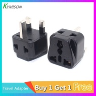 【Buy 1 Get 1 Free】Universal AU/EU/US Socket to UK Plug Travel Charger Adapter, 2 In 1 Power Converter For Malaysia Singapore HongKong 13A 250V