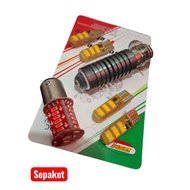 6 in 1 H6 laser ac DC hi and low Headlight + 4pcs T10 jelly flash flash 6 Eyes DC + Stop 30 Eyes 2 r