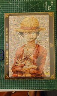 全新未開 購自日本 海賊王砌圖 1000塊 jigsaw puzzle, 1000-386 Luffy 路非