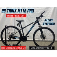 【PM to NEGO】Basikal MTB 29" TRINX M116 Pro Alloy Frame 21speed❗Free Shipping West M'sia shj❗