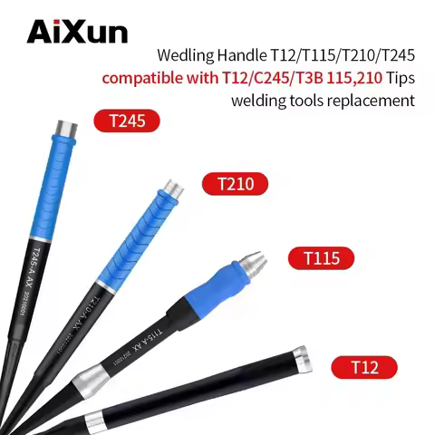 JCID Aixun Soldering Handle T115 T210 T245 For T3A T3B T420D T320 T380 Welding Station Handle Heatin