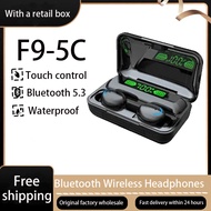 ✣ F9 TWS Bluetooth 5.1 Earphones Wireless Headphones 9D Stereo Sports Waterproof Earbuds Headsets With Microphone For All Phones