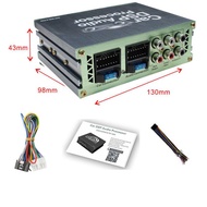 STAPON 6way 260w 6channels 20EQ DSP amplifier phone app SUB output audio input audio output USB inpu