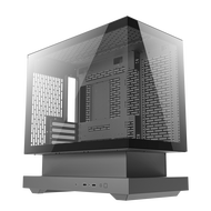 เคสคอมพิวเเตอร์ DarkFlash F1 MATX Tempered Glass ARGB Gaming Case with DM20 ARGB Fan X3 รับประกัน 1 