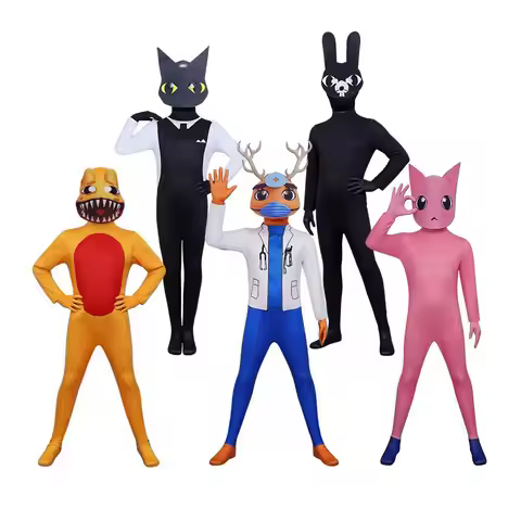New animal hospital cosplay jumpsuit, Halo deer doctor, Roblox horror game costume, props and costum