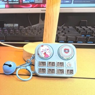 IQAngel Mini Guitar DJ Mixer Keychain đồ chơi âm nhạc vui nhộn cho trẻ em hiệu ứng âm thanh piano di