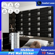 田comfort Zone图 Aesthetic Wall Sticker 30 x 60 cm Marble Cabinet Sticker/ Aesthetic Wall Sticker/ PVC