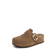 Staccato Womens Birkenstocks Mules รองเท้าแตะผู้หญิง ส้นตึก ET001