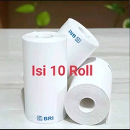 Kertas struk thermal edc Bank BRI 58x30mm paket 10 pcs