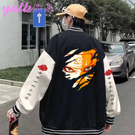 [yatk] Japanse Anime Naruto Akatsuki Hoodies Vrouwen Grappige Cartoon Hoodie Harajuku Manga Sweatshirts Baseball Jacket Cosplay Kostuum
