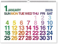 etranger di costarica CLC-A3-01 EDC4720 2026 Wall Calendar, A3, Colorful, 11.7 x 16.3 inches (297 x 