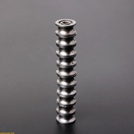 weroyal 10Pcs U624ZZ U Groove  Bearing Guide Pulley For Rail Track Linear Motion System 4X13X7mm Mou