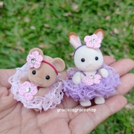 SYLVANIAN FAMILIES Sylvanian Keluargaes daisy tutu dress (baby Sitting/Stand Size) Without Doll