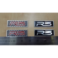 EMBLEM R3 Skirt Spoiler UNTUK SKIRTING KERETA PROTON PERSONA WAJA SAGA BLM FLX