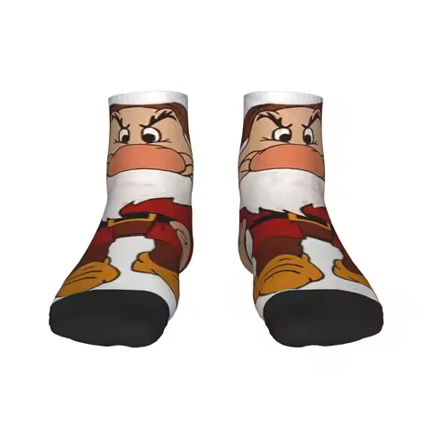 Grumpy Dwarf Socks Harajuku High Quality Stockings All Season Socks Accessories for Man's Woman's Bi