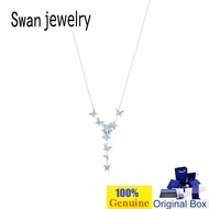 New Arrival 61 Jewelry Swan LILIA Y-Shaped Ladies Necklace Gift Swan Necklace Silver Necklace Colorf