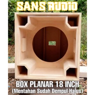 Box speaker planar 18 inch single