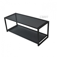 Fortem Fitness-HAWDD ชั้นเหล็กวางรองเท้า 2 ชั้น CS001 W70xL27.7xH27cm สีดำ สินค้าคุณภาพดี