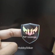 TUF Gaming tuft embossed emblem sticker for pc laptop