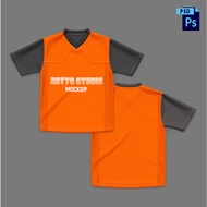 Jersey V Neck Mockup 3D | Mockup Tshirt 3D V Neck