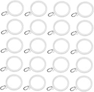 Abaodam 160 Pcs Curtain Pull Ring Hooks for Hanging Garland Black Window Shades Curtain Rod Hooks Closet Hanging Hooks Curtain Hanging Ring Curtain Replacement Ring Curtain Hook Ring Steel