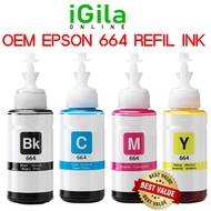 OEM EPSON 664 PREMIUM QUALITY OEM EPSON T664 COMPATIBLE OEM INK REFILL COMPATIBLE EPSON T664 L120/L2
