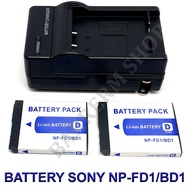NP-BD1 \ NP-FD1 \ BD1 \ FD1 แบตเตอรี่ \ แท่นชาร์จ \ แบตเตอรี่พร้อมแท่นชาร์จสำหรับกล้องโซนี่ Battery \ Charger \ Battery and Charger For Sony Cybershot DSC-T70,DSC-T77,DSC-T200,DSC-T90,DSC-TX1,DSC-T7 BY BARRERM SHOP