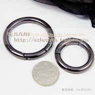 Black Open Ring/Open Ring/6mm Material Spring Ring Inner Ring Diameter 3.8CM/2.6cm