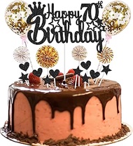 Cake Decoration 70th Birthday Decoration Happy 70th Birthday Cake Decoration 70 Years Man Cake Decor