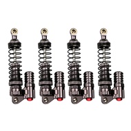 4Pcs Aluminium Alloy 90Mm Absorber Shocks For 1/10 Scale Rc Rock Crawlers Axial Scx10 D90 Truck