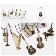 Music instrument bookmark