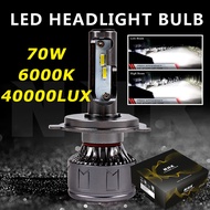 NHK LED Headlight Bulbs H4 H7 H8 H9 H11 9005 Car LED Fog Light 70W 6000K For Replacing HID Bulb Lamp Plug &amp;Play