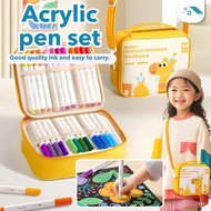 24/36/48/60 Colour Acrylic Paint Marker Pen Art Arcylic Markerpen Drawing Permanent Art Acrylic Mark