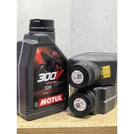 100% ORIGINAL - MOTUL 300V 10W40 FL ROAD RACING ESTER CORE FULLY SYNTHETIC ENGINE OIL
