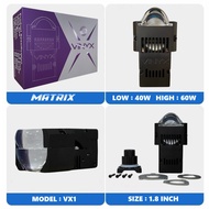 Lensa Lampu LED Projector Projie Matrix VX1 BiLED 1.8 Inch Inci Inchi Mobil Motor Vinyx