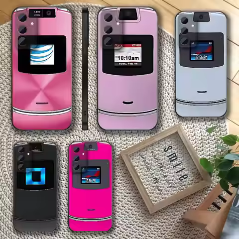 Razr PinkM- Motorola Phone Case For Samsung S23,S24,S26,S25,S22,S30,S21,Ultra,Plus,5G,Fe,Lite Soft C