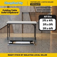 CheapDealMy Foldable Banquet Table Event (2ft x 4ft/2ft x 5ft/2ft x 6ft)