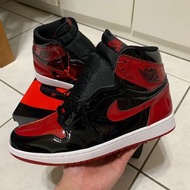 Air Jordan 1 Retro High OG Bred Patent 黑紅 亮皮 漸層 AJ1 街頭 潮流