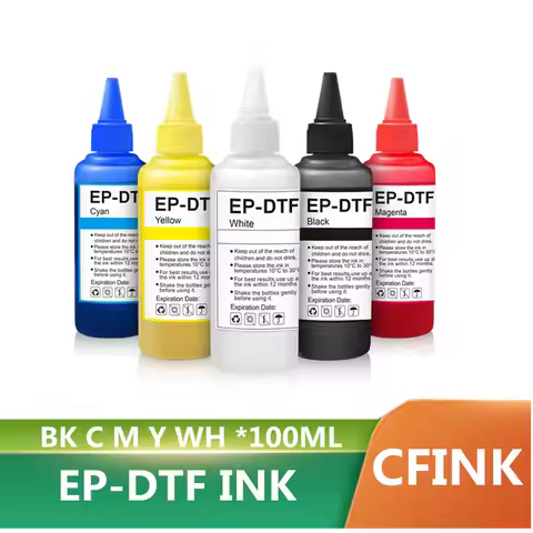 4*100ml EP-DTF ink for Epson L800 L805 DX5 DX7 XP600 I3200 I4720 I5113 for DTF transfer film DTF Fil