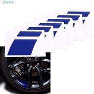 YOLO Reflective Car Wheel Stickers Creative Rims for 16"-21" Rims Motorcycle Decals Styling Decoration Car Windows Sticker