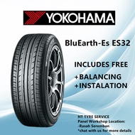 YOKOHAMA BluEarth-Es ES32 14 15 16 17 inch Tyre Tayar Tire (Free Installation/ Delivery)