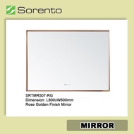 SORENTO Bathroom Mirror / Deco Mirror / Dressing Mirror / Square Mirror ( BLACK / GOLD / ROSE GOLD )